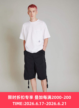F/CE LOOSE FIT CARGO SHORTS 机能面料廓形工装裤 大口袋短裤