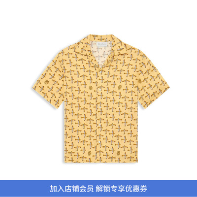 Drole De Monsieur Chemise Skyline 法式度假风短袖衬衫