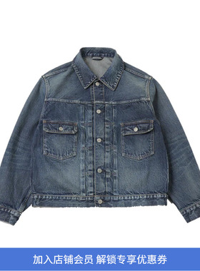 blurhms 13.5oz 2nd Type Denim Jacket 自然做旧牛仔夹克外套