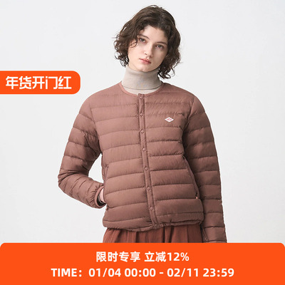 DANTON INNER DOWN CREWNECK JACKET 女装无领内胆式羽绒服