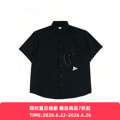 and wander dry breathable SS shirt防水弹性透气机能性短袖衬衫