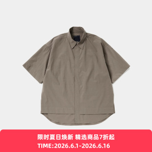 meanswhile Breathable Side Slit 透湿透气防水机能性短袖衬衫