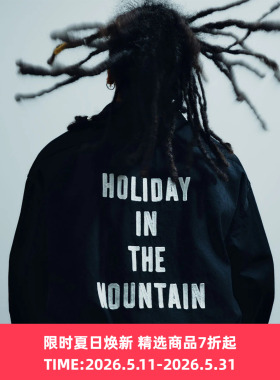 Mountain Research H.I.T.M. Shirt 自然落色薄型刺绣牛仔衬衫