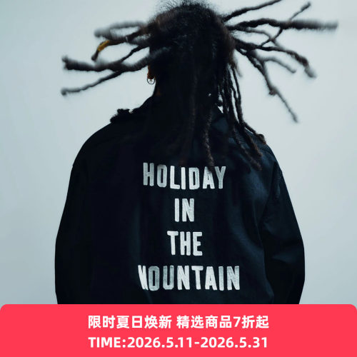 Mountain Research H.I.T.M. Shirt 自然落色薄型刺绣牛仔衬衫