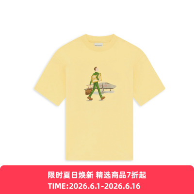 Drole De Monsieur T-Shirt L'Homme Au Tableau 法式度假风T恤
