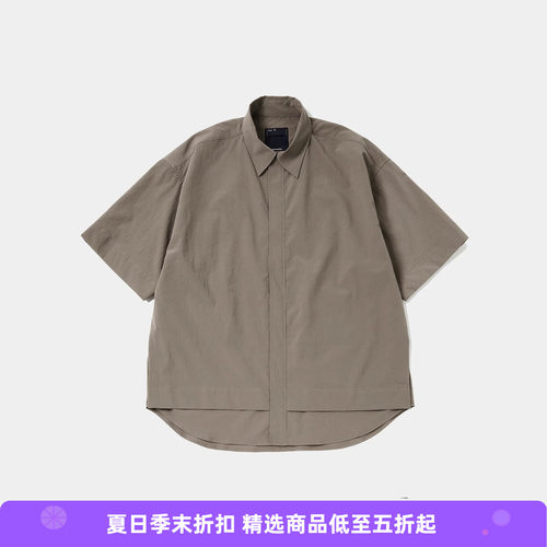 meanswhile Breathable Side Slit 透湿透气防水机能性短袖衬衫