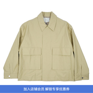STUDIO NICHOLSON ZIPPED CARGO JACKET 男装廓形极简风工装夹克