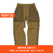 Pants户外风机能搭扣侧开休闲长裤 norbit Half Sleeve Side Snap