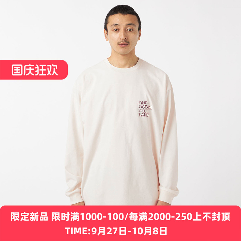 nanamica OOAL Graphic L/S Tee 有机棉宽松长袖圆领T恤
