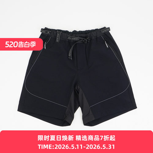 and wander trek short pants 双层编织伸缩性防水透气户外短裤