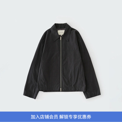 STUDIO NICHOLSON ZIP HARRINGTON JACKET男装廓形哈灵顿夹克外套