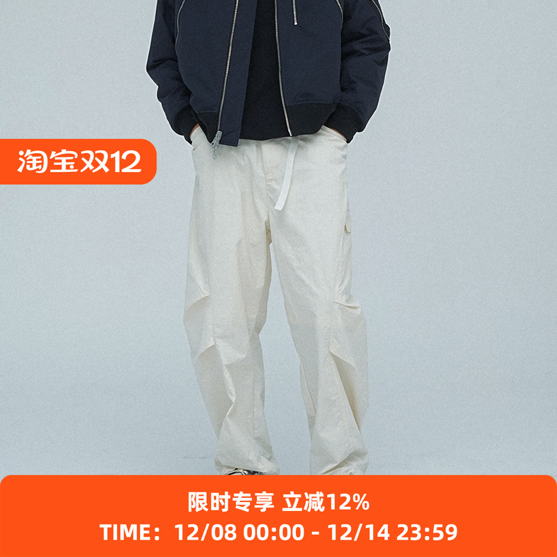 PRIMEE立体剪裁伞兵休闲长裤