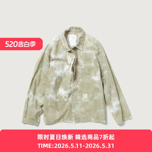 INNAT M35 SHIRT JACKET 职人天然染色军事风衬衫夹克外套