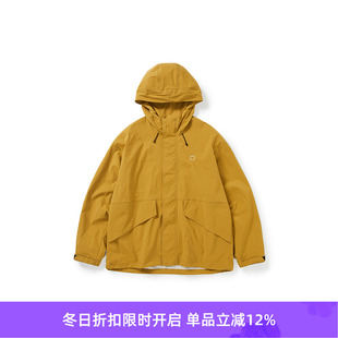 防泼水防污伸缩性男女连帽夹克外套 WIND WHEELS and