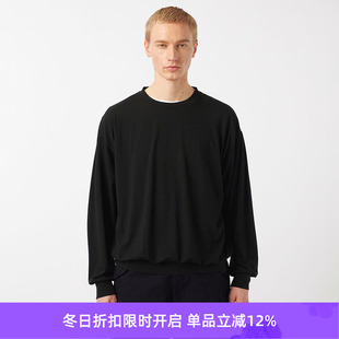 Crew Neck 纯羊毛针织圆领长袖 Wool T恤 Tee Jersey nanamica