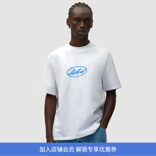 Arte Circle Logo T-shirt LOGO拼接圆领短袖T恤