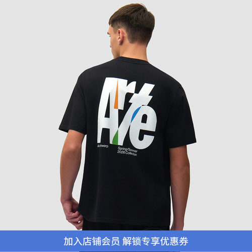 Arte Big Logo Back T-shirt 背后LOGO印花圆领短袖T恤