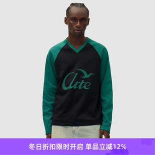 印花长袖 Arte LONGSLEEVE LOGO V领T恤 BIRD