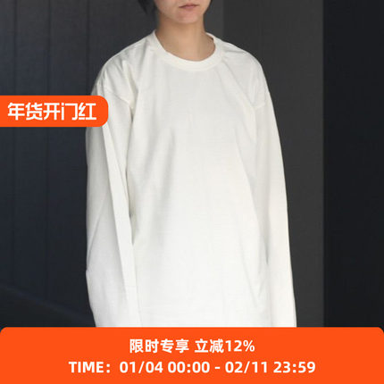 orslow LONG SLEEVE T-SHIRT 美式复古圆领长袖T恤