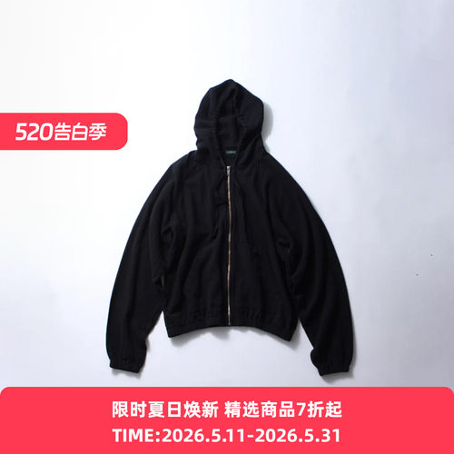 SOE Panama Hooded Jacket 棉麻混纺连帽夹克外套