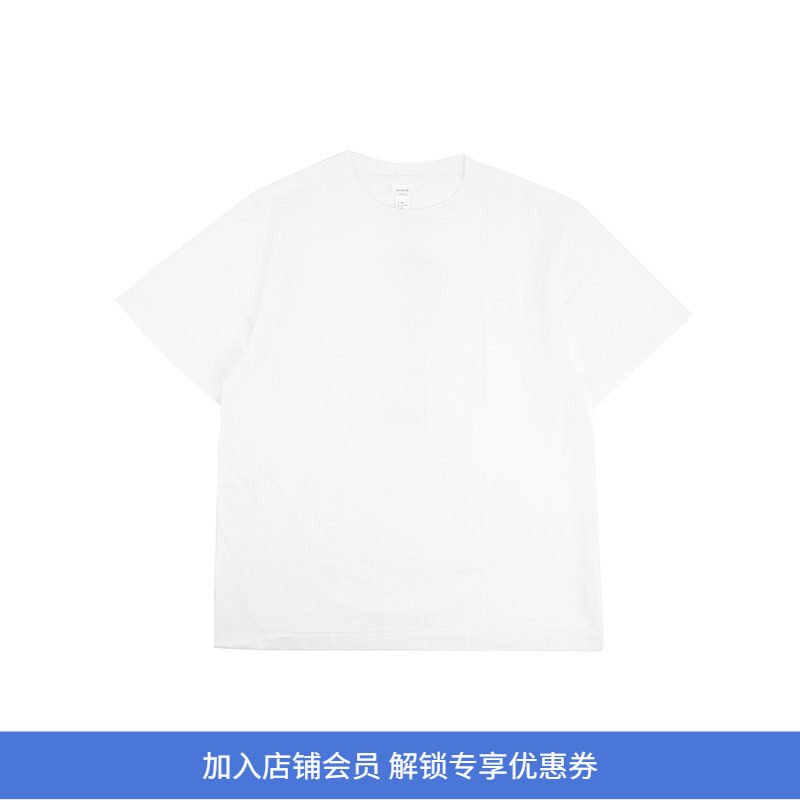 YAECA T-shirts unisex 高支天竺棉男女中性款圆领短袖T恤