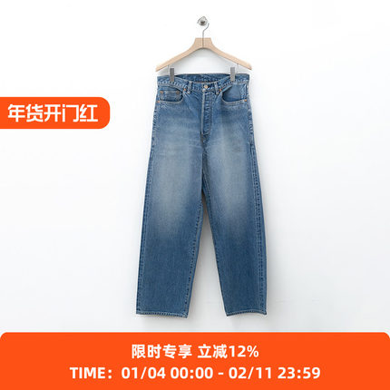 blurhms ROOTSTOCK 13.5oz Denim Classic 自然水洗加工牛仔裤