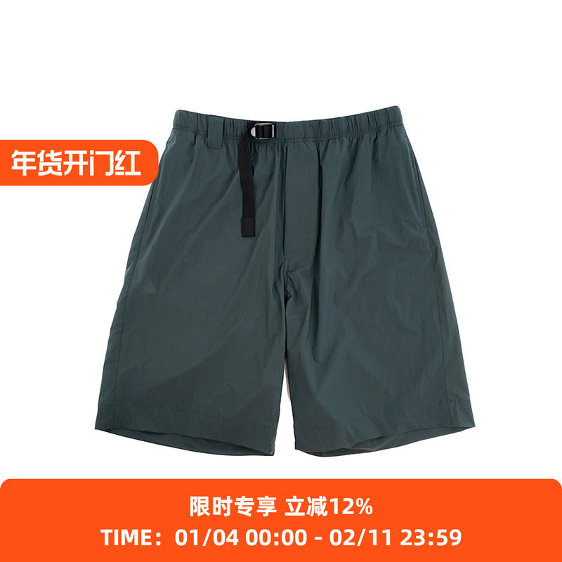 N.HOOLYWOOD WEBBING BELT HALF PANTS 冷感宽松廓形短裤,男装,短裤,淘宝优惠券,粉丝福利购,淘宝优惠卷