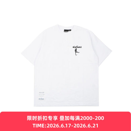 WILD THINGS Golden Monkey Graphic Tee 印花圆领短袖T恤