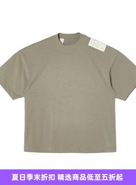 N.HOOLYWOOD T-SHIRT 军事系列超长天竺棉宽松廓形圆领短袖T恤