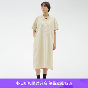 COTTON CORD SHIRTING MHL 工装 Piece 女式 连衣裙 One