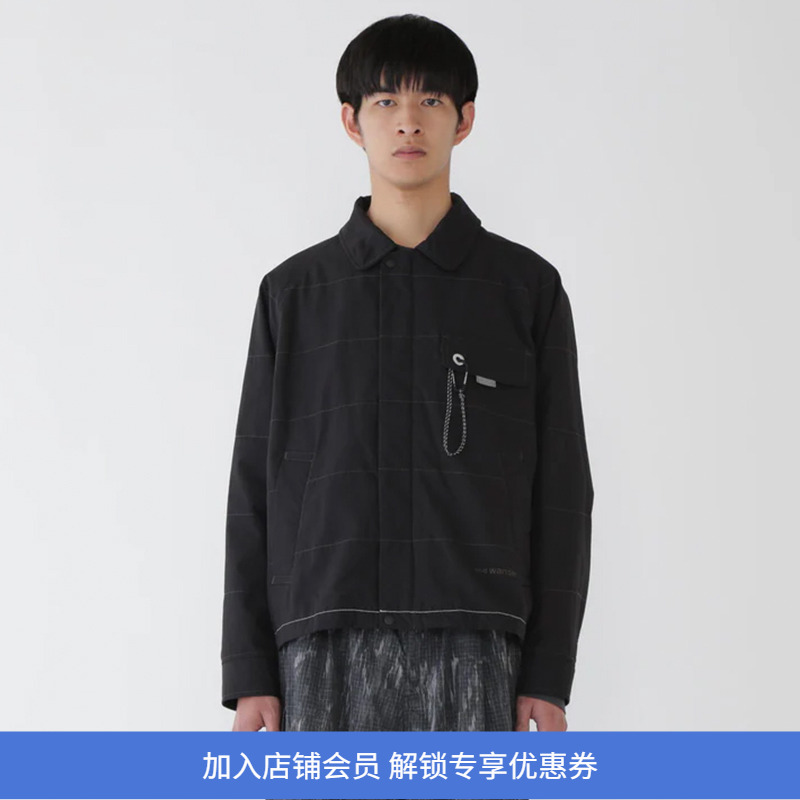 and wander C/N Octa swing top 内里抓绒宽松廓形机能性夹克外套