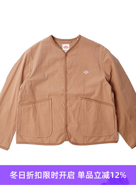 DANTON MUG_COLLARLESS JACKET 女装水洗棉无领夹克外套