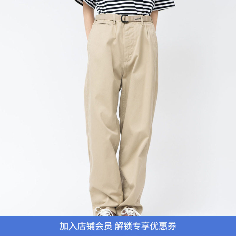 nanamica Wide Chino Pants 男装宽松锥形机能性长裤图片
