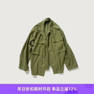 男女款 INNAT JACKET HBT 天然染色军事风夹克外套