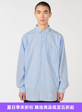 nanamica Collar Stripe 男女装高密度机能性面料复古条纹衬衫