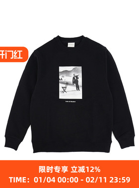 Drole De Monsieur Le Sweatshirt Ice Skating 法式风度假风卫衣