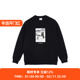 法式 Monsieur Sweatshirt Drole Skating Ice 风度假风卫衣