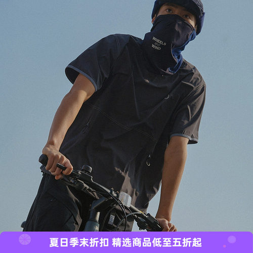 WHEELSandWIND圆领短袖T恤