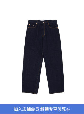YAECA 13denim-05 2nd(Man) 男装宽松直筒牛仔裤