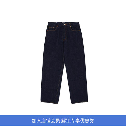 YAECA 13denim-05 2nd(Man) 男装宽松直筒牛仔裤
