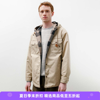 Orslow双面穿羊毛连帽夹克
