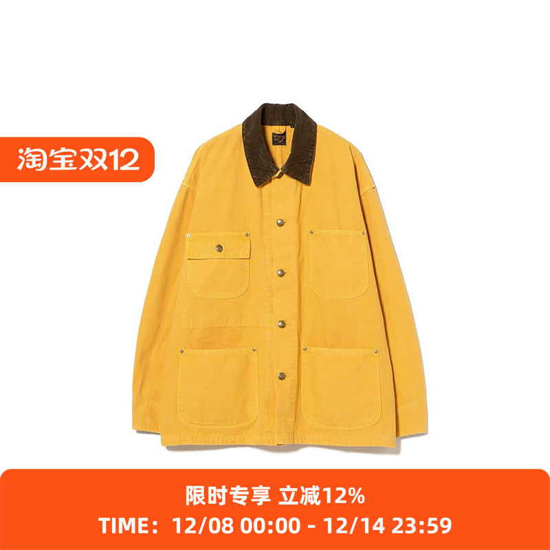 orslow RELAX FIT OXFORD COVERALL 日本制水洗牛仔工装夹克外套