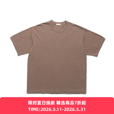 INNAT RINGER SS TEE 天然植物染色复古宽松圆领短袖T恤