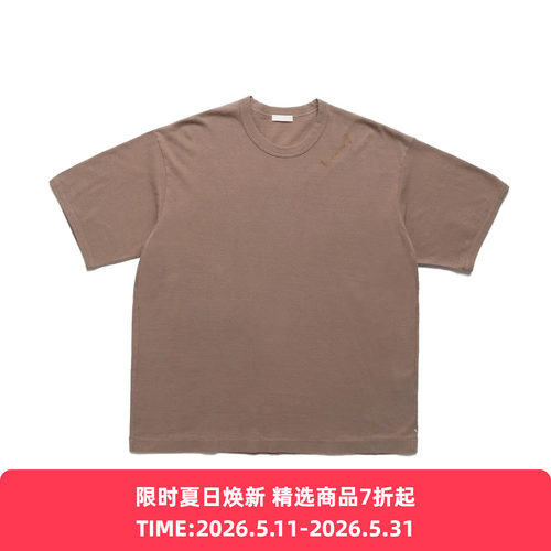 INNAT RINGER SS TEE 天然植物染色复古宽松圆领短袖T恤