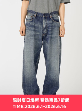 nanamica Selvage Denim Pants 复古宽松直筒水洗牛仔裤