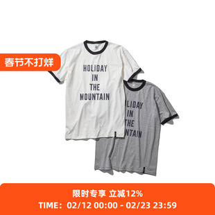 Mountain Research H.I.T.M. 标语短袖圆领T恤