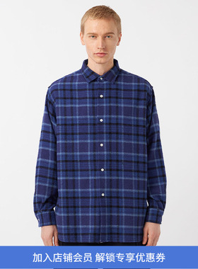 nanamica Heavy Flannel Shirt 重磅法兰绒格子长袖衬衫