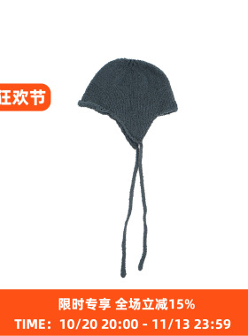 KIJIMA TAKAYUKI COTTON BOUCLE EAR BEANIE 匹马棉女式针织帽