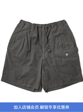 INNAT SAS SHORTS 天然植物染色军事风工装短裤