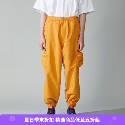 F/CE再生尼龙防风宽松收口长裤